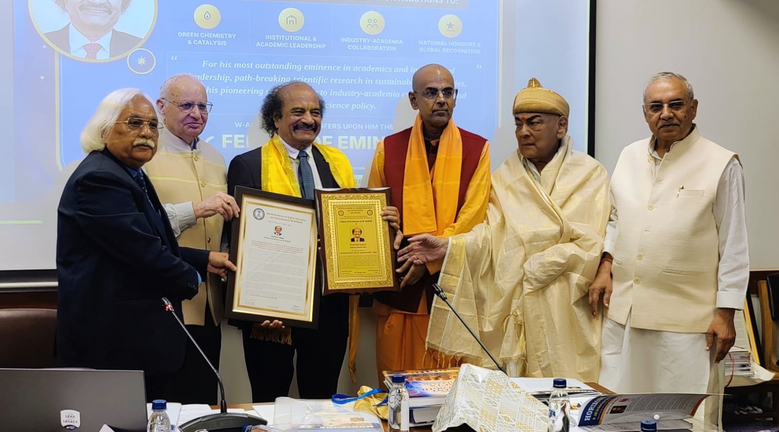 Felicitation as Fellow of Eminence W AHEAD